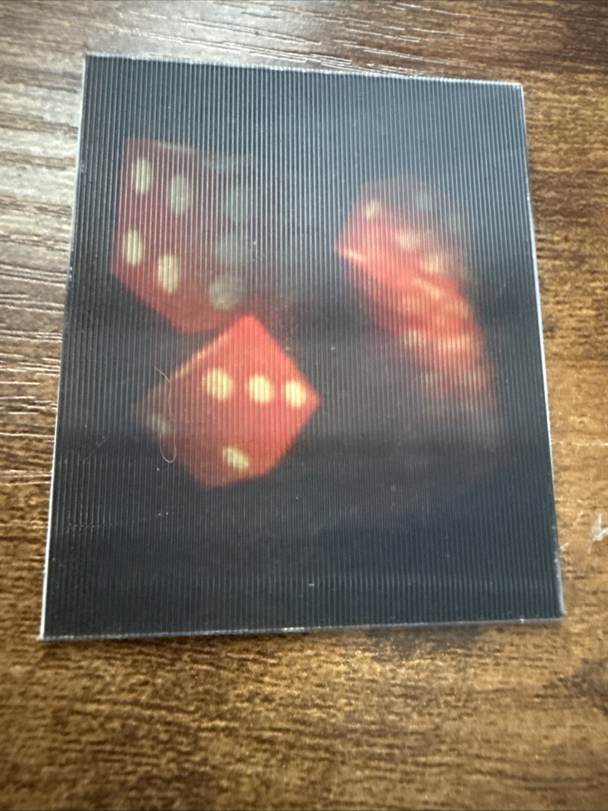 Vintage R. Munn lenticular tossing dice 7-11 - photo 6