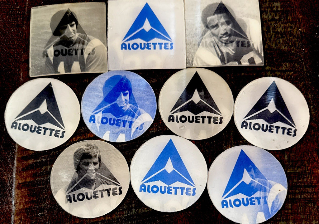 1970s Vari-Vue Canadian football Alouettes lenticulars lot of 10