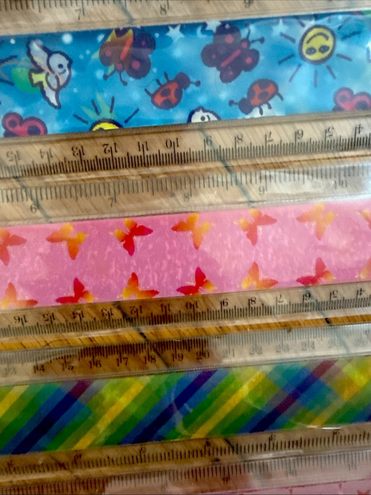 Vintage 3D lenticular 12 inch rulers Lantor OTC new in package - photo 6