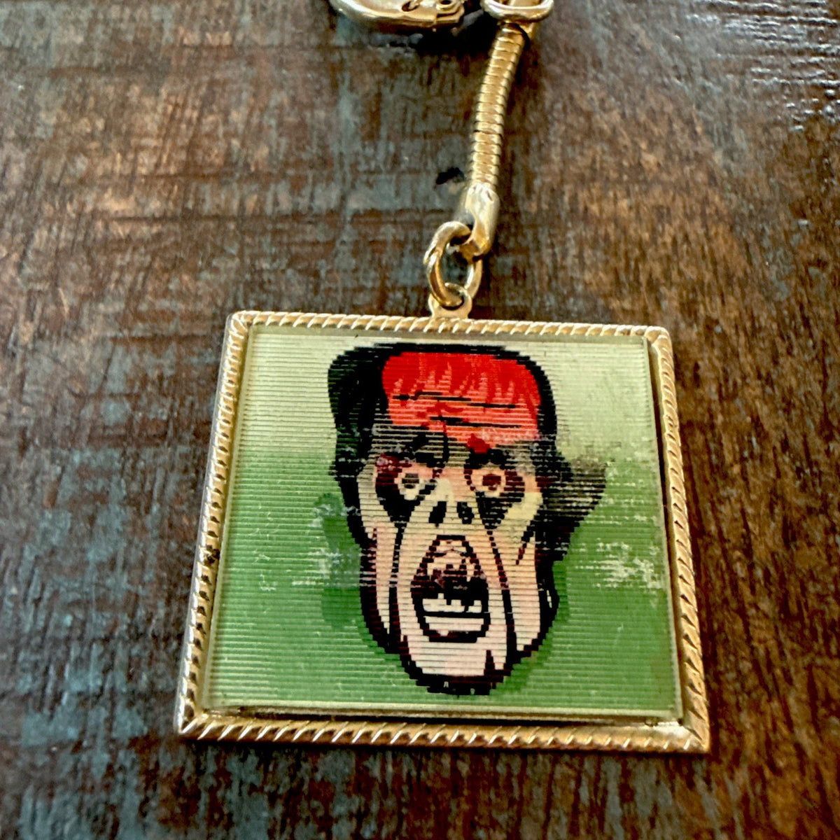 Monster flicker keychain gumball machine 1960s Vari-Vue